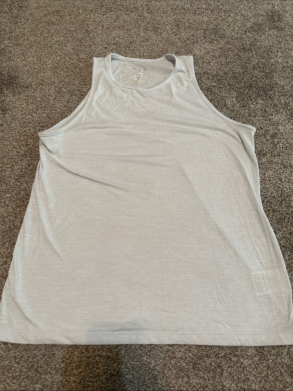 Nike Women's Light Blue Racerback Muscle Tank